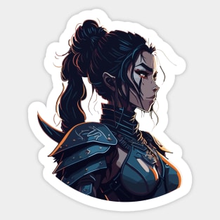 Elf Paladin Sticker